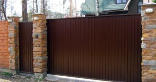 Купить откатные ворота консольные Верхняя Пышма, цена от 2832 руб.