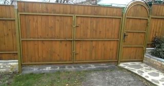 Купить распашные ворота деревянные Верхняя Пышма, цена от 2780 руб.